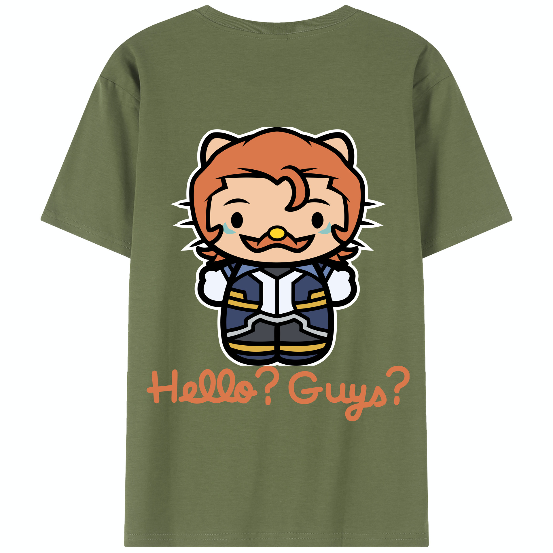 （画像用） Hello Kitty ハローキティ 綿100％半袖Tシャツ（背面プリント）